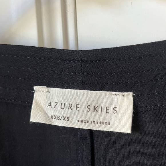 ARITZIA Azure Skies Fawkner Blouse Black XXS / XS - Picture 3 of 5